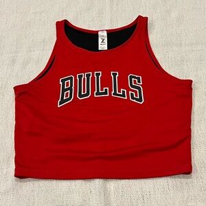 NBA Bulls Red Tank Top